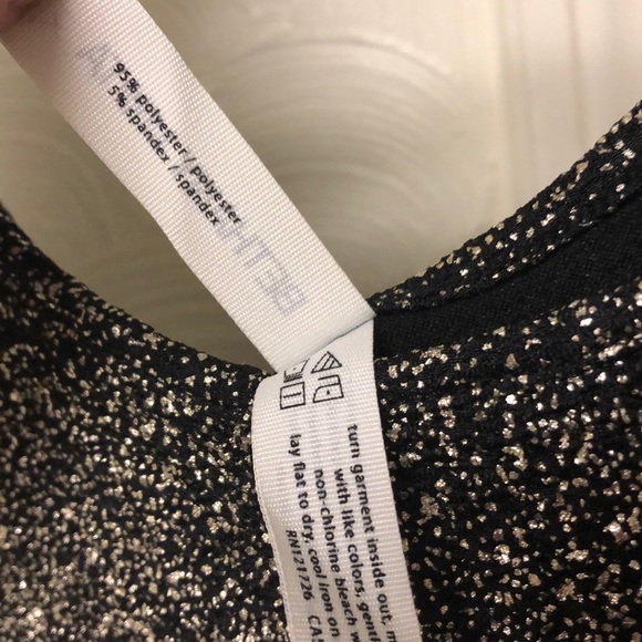 Black and sparkly gold party dress - Picture 5 of 6